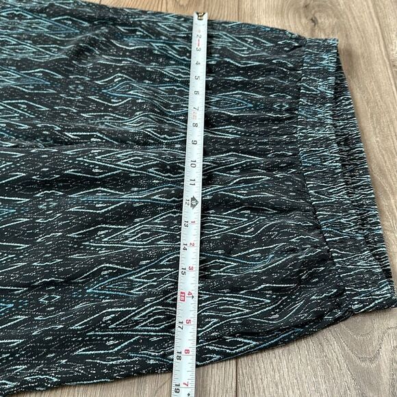 Joie Pallazo Silk Mid Rise Wide Leg Blue And Black Print Pants Size Small - Picture 7 of 11